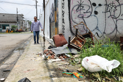 El basurero está ubicado en la denominada ‘pampa’ de la ciudadela Las Orquídeas.