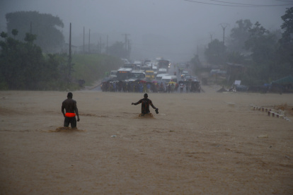 Imagen de archivo sobre los fuertes aguaceros en África