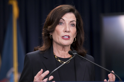 La gobernadora de Nueva York, Kathy Hochul, en una fotografía de archivo.