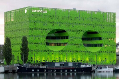 Sede de Euronews en Lyon, Francia.