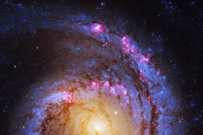 Los investigadores pudieron medir una supernova de tipo 1a -la explosión de una estrella enana blanca de carbono-oxígeno.