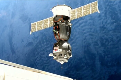 La nave espacial Soyuz MS-23 sin tripulación a bordo, servirá para traer de vuelta a la Tierra a dos cosmonautas rusos y a un astronauta de la NASA.