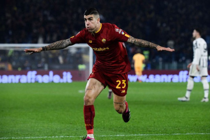 Mancini fue el jugador desbordante que finalmente anotó el tanto de la victoria.