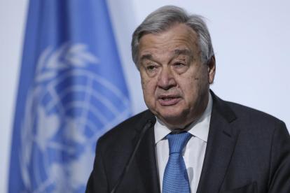 El secretario General de la ONU, Antonio Guterres.