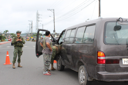 Esmeraldas se encuentra en estado de excepción desde el viernes último.