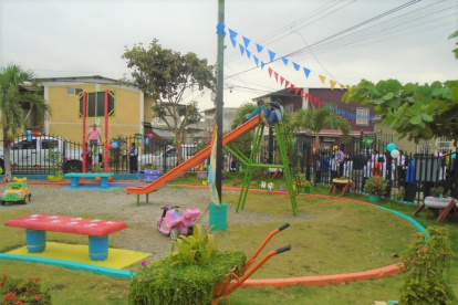 El parque Las Ixoras de  Mucho Lote 1, entre los ganadores del concurso.