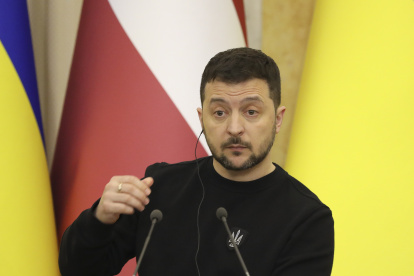 Imagen reciente del presidente de Ucrania, Volodimir Zelenski.