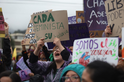 Las calles de Quito ya se llenan de feministas.