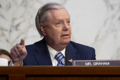 El senador republicano Lindsey Graham, en una fotografía de archivo.