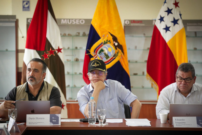 Visita. El monto se otorgará para llevar a cabo la infraestructura del bombeo de agua y evitar las inundaciones de la zona central de Chone.