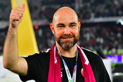 Félix Sánchez quedó campeón de la Copa Asia dirigiendo a Qatar en 2019.