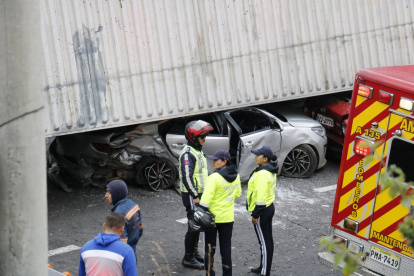 Fuerte. El accidente es uno de los más graves que se han suscitado en este año, en la capital.