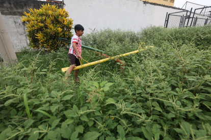 Situación. En la XIII etapa de la Alborada a los niños se les dificulta usar los juegos de los parques.
