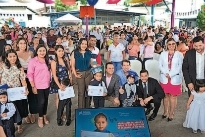 Actividad. Este último jueves se incorporaron 145 niños del programa enfocado a evitar desnutrición crónica.