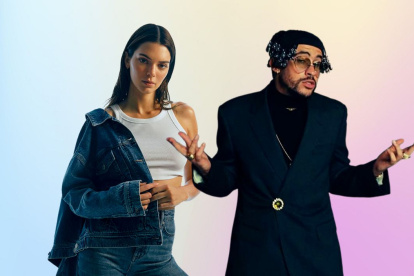 Kendall Jenner y Bad Bunny.