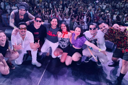 La Voz Valiente en concierto.