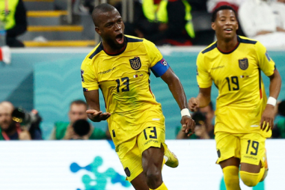 Enner Valencia hizo tres goles en el Mundial de Catar 2022.