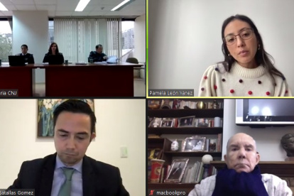 Diligencia. La audiencia se volverá a retomar el próximo 17 de marzo.