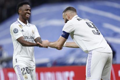 Vinícius Júnior fue clave para que el Real Madrid elimine al Liverpool en la Champions League.