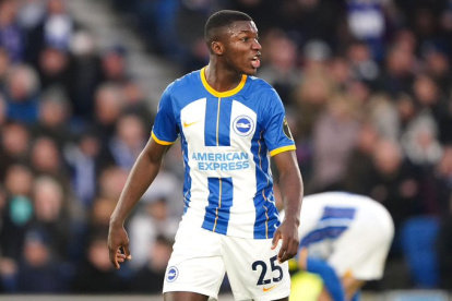 Moisés Caicedo jugó los 90 minutos en el Brighton durante la derrota al Crystal Palace.