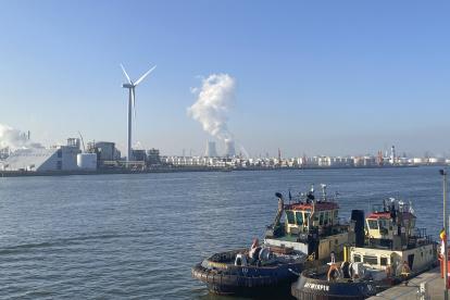 Puerto de Amberes, principal punto de entrada de la cocaína en Europa.