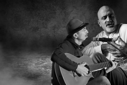 Guillermo Mosquera y Omar Naranjo en un dúo a guitarra y voz