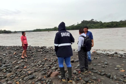 La junta parroquial San José de Guayusa es una de las comunicades amenazadas por el proceso de erosión hídrica el río Coca y se aumenta el riesgo por la lluvias constantes.