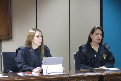 Diligencia. La audiencia se cumplió este viernes 17 de marzo desde las 09:00.