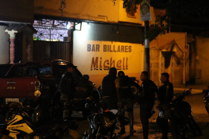 Junior Roldán, quien se encuentra en un régimen semiabierto, se encontraba en este billar.