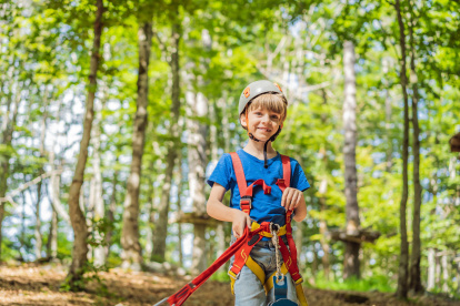 El air trekking es una maravillosa opción para ellos.