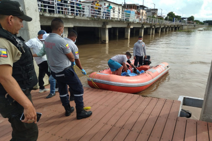 El cuerpo del campesino Klermo Guzmán fue encontrado por pescadores del recinto Magro.