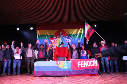 Dato. En esta asamblea participaron, según Iza, delegaciones de 81 organizaciones sociales, entre federaciones indígenas, estudiantiles y otros colectivos civiles.