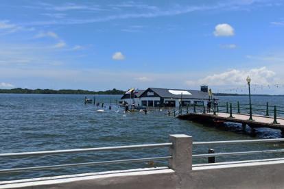 Imagen de la estructura colapsada.