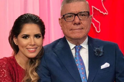 Vito Muñoz con su esposa, Rosibel.