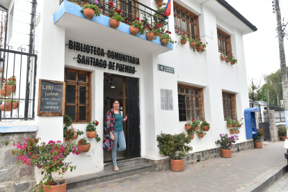 Espacio. La biblioteca de Puembo abrió sus puertas al público el año pasado. Recibe a más de 500 asistentes mensualmente.