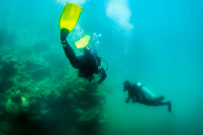 Superficie. Los arrecifes de coral, propios de aguas tropicales, tardan miles de años en crecer.