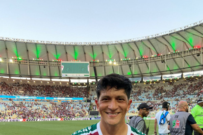 Germán Cano anoto 4 de los 7 goles en la victoria.