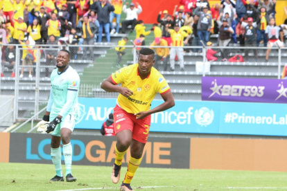 Jhon Cifuente de Aucas se mandó un doblete ante Católica