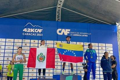 Magaly García dejó el título de la maratón en casa al hacer 2h:36:06.