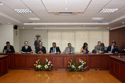 Cita. En la Corte se desarrolló una reunión de seguridad con las principales autoridades.