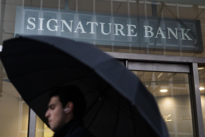 Entidad.- Una de las oficinas del Signature Bank, en Estados Unidos.