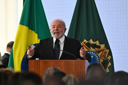 Fotografía de archivo del Presidente de Brasil, Luiz Inácio Lula da Silva.