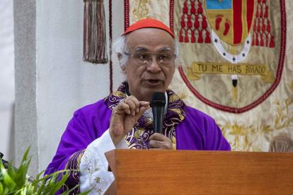 El cardenal de Nicaragua Leopoldo Brenes