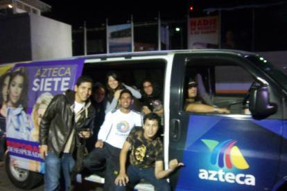 Programa.- La televisora TV Azteca en un programa del pasado cuando facilitó turismo a jóvenes.