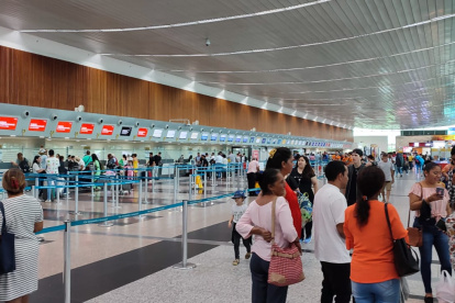 Las actividades en el aeropuerto se desarrollan con normalidad.