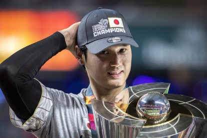 Shohei Ohtani juega en los Angels de las Grandes Ligas, pero fue campeón con Japón, tras vencer 2-3 a Estados Unidos.