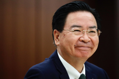 El ministro de Exteriores de Taiwán, Joseph Wu, en una imagen de archivo.