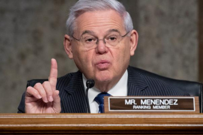 Fotografía de archivo del presidente del comité de Exteriores del Senado, el demócrata Bob Menéndez