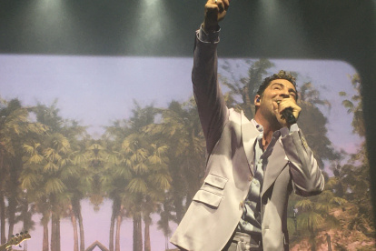 Durante el show, Bisbal recibió continuas muestras de cariño de sus seguidores.