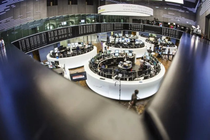 Vista general del parqué de Fráncfort (Alemania). Foto refencial.